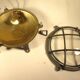 22 cm brass "porthole" wall light