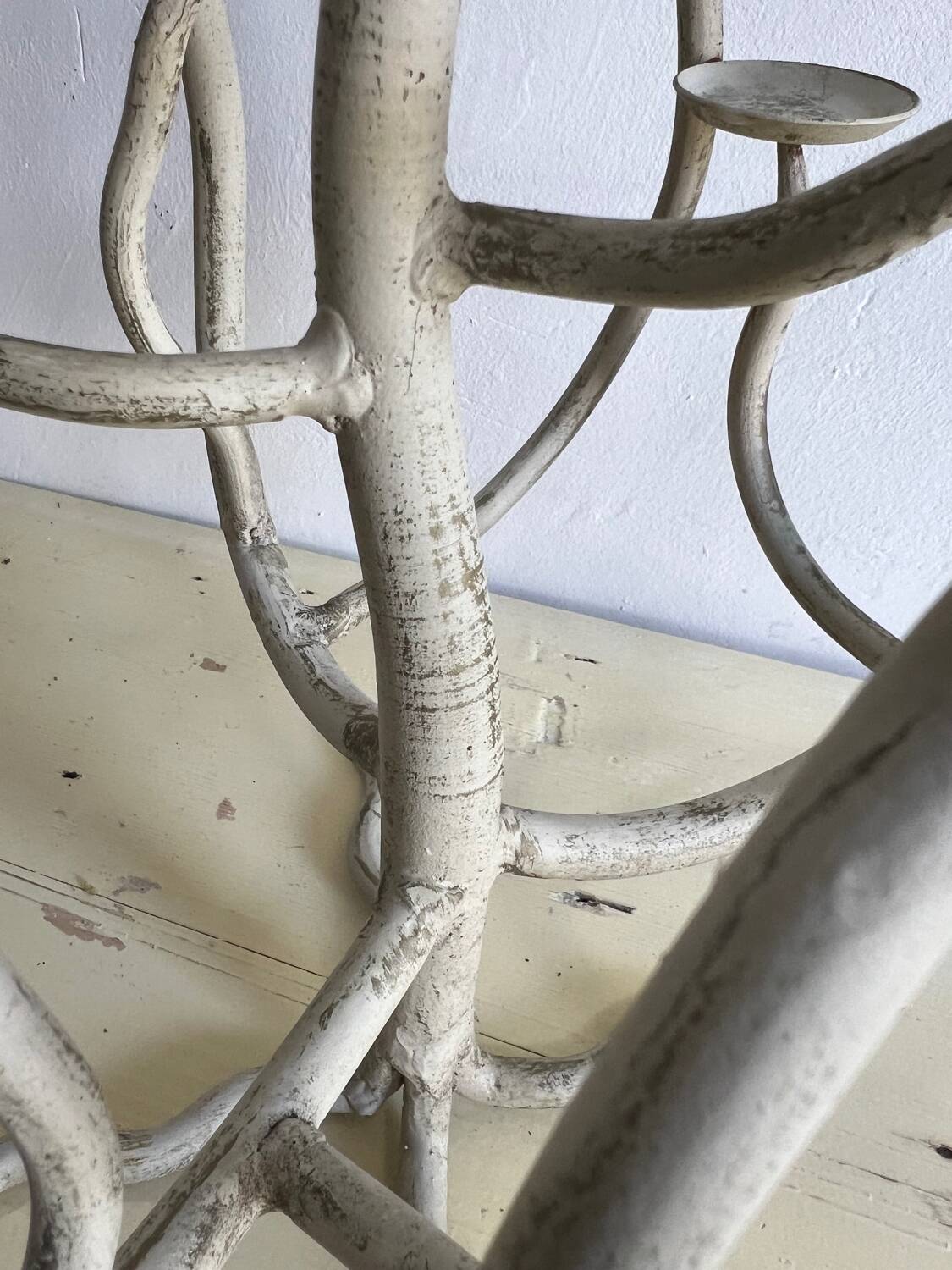 Wrought iron tree candelabra chandelier