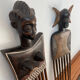 Pair of Akan combs