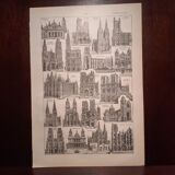 Set of 3 lithographs