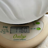 Art Deco pressed glass ceiling light Lumisec