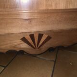 Armoire ancienne 1 porte style Louis XV merisier massif