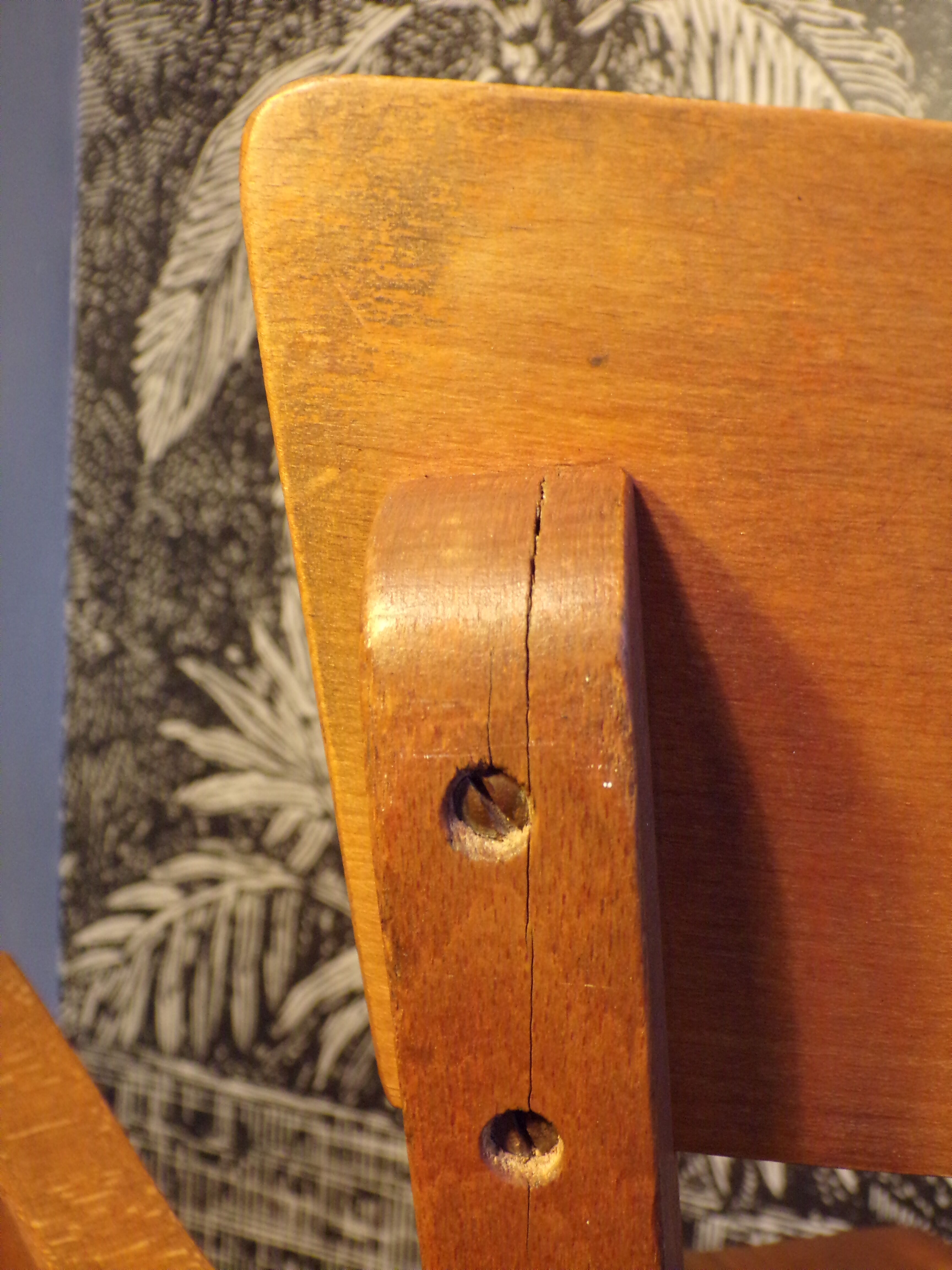 Fauteuil américain 1930 à vis