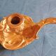 Bronze rat cave candlestick, French craftsmanship, 1950.