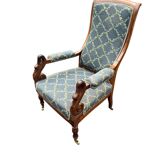 Fauteuil Voltaire "col de cygne" – XIXe siècle