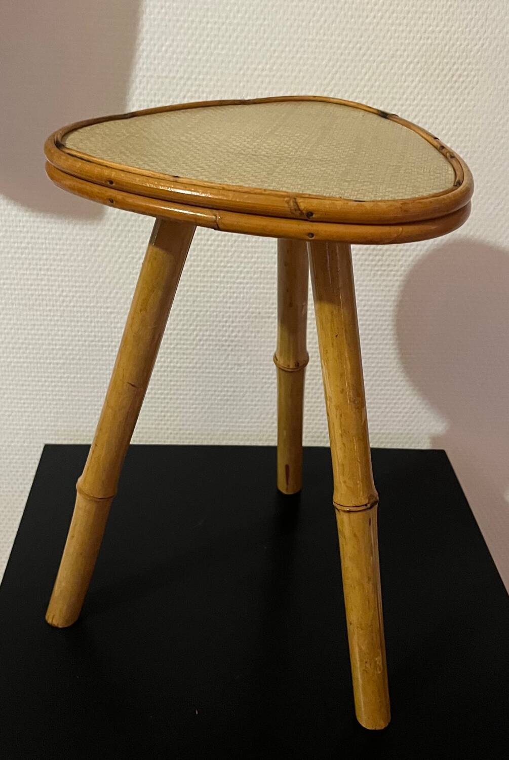 Bamboo plant holder from the 70s