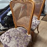 Pair of cane chairs