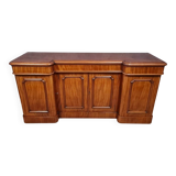English sideboard from the Napoleon III period in blond mahogany circa 1850