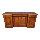 English sideboard from the Napoleon III period in blond mahogany circa 1850