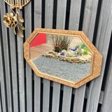Golden art deco mirror