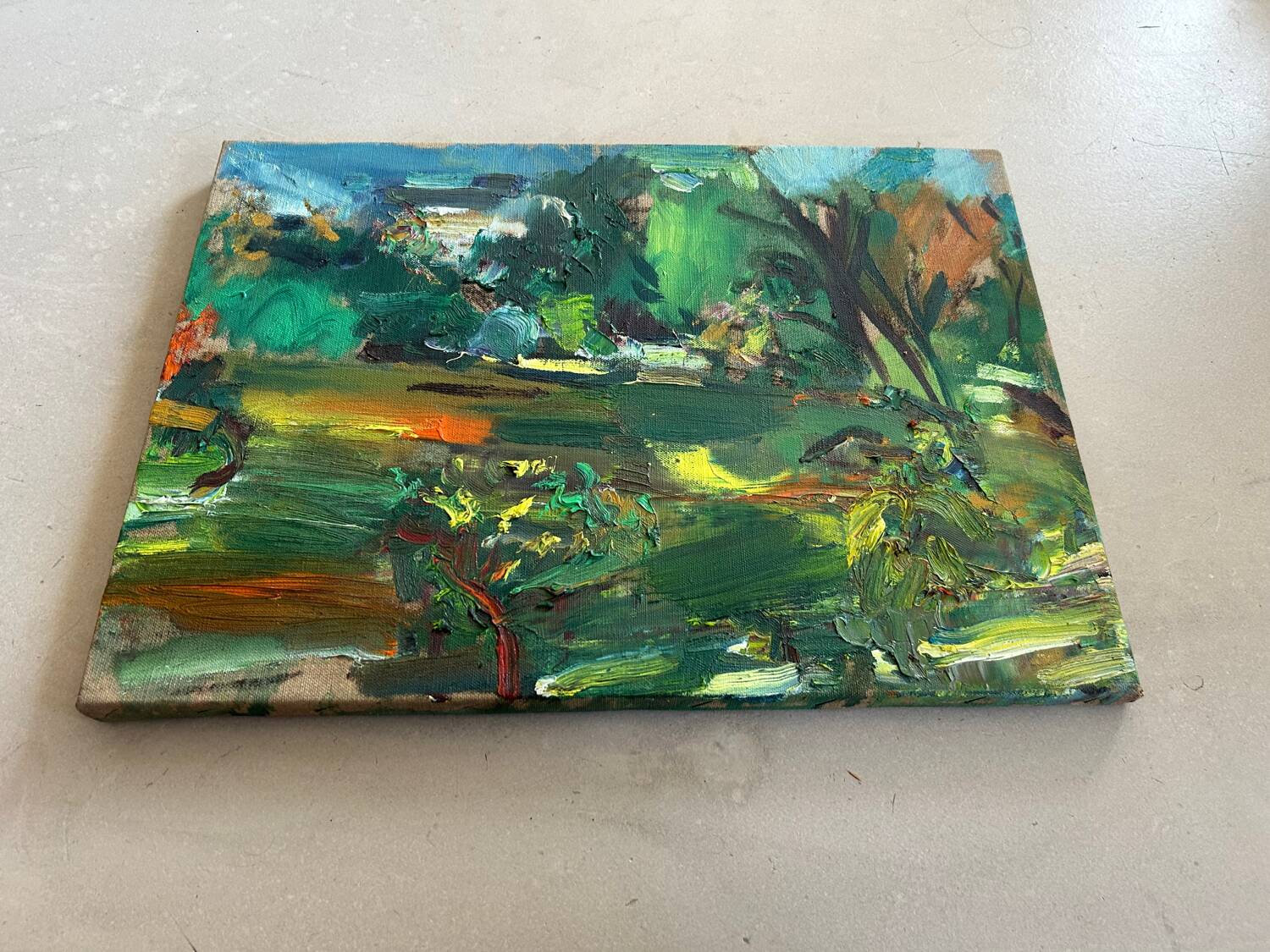 Tableau, huile sur toile