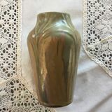 Vase grès signé
