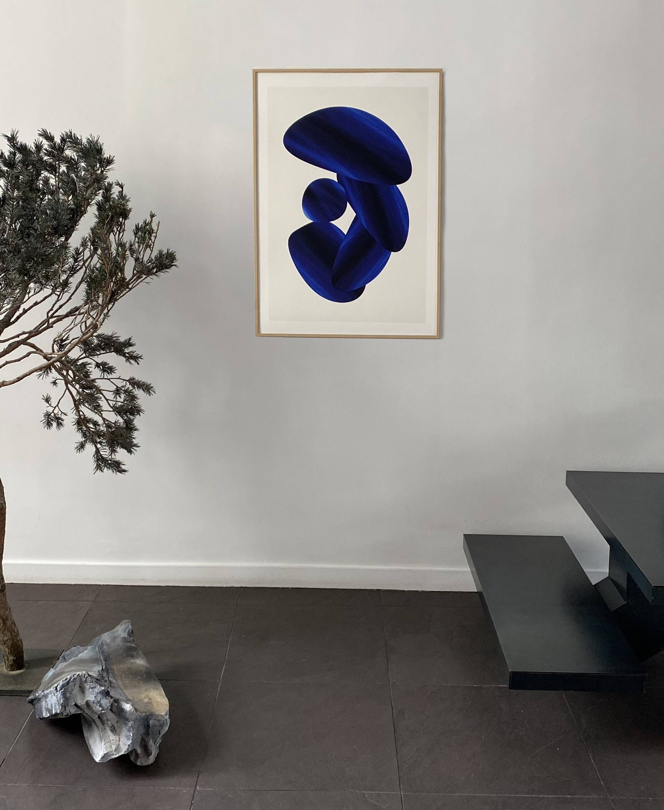 Blue Velvet art print by Maison Charlot without frame