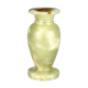 Vase onyx marbré brun vert