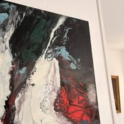Old Oil Painting Canvas Cécile Chourlet Contemporary Modern