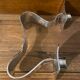 Candlestick candlestick design 1970 metal silver Saint Médard