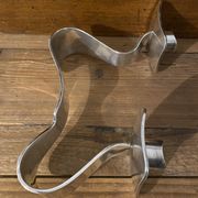 Candlestick candlestick design 1970 metal silver Saint Médard