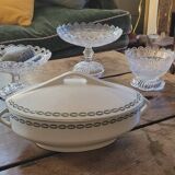Sarreguemines iron earth tureen