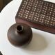 Glazed stoneware neck vase, France 1950