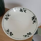 Badonviller Cherry Footed Plate