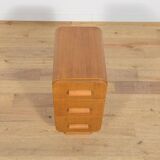 Art Deco Nightstands, Former Czechoslovakia, 1950s, Set of 2