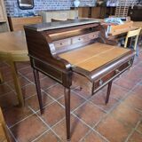 Louis XVI Style Cylinder Desk in Mahogany