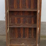 Old wooden glazed cabinet