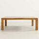 Coffee table or side table in pine and laminate, France, 1970s