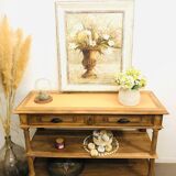 Walnut console
