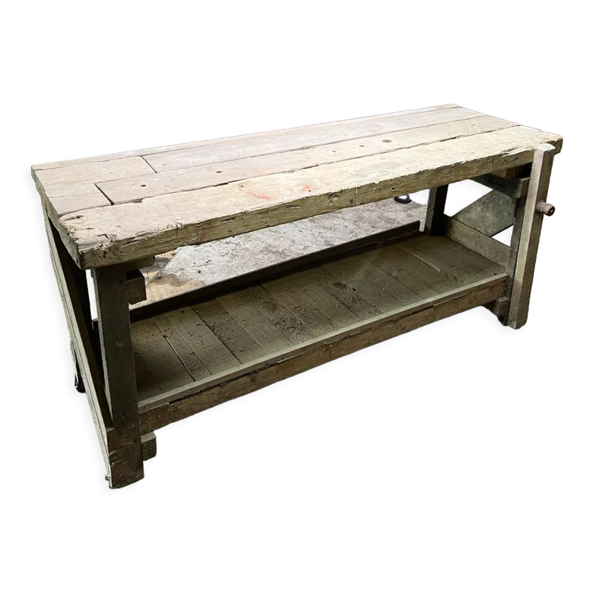 Établi vintage bois