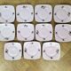 11 Art Deco dessert plates M.Z Czechoslovakia