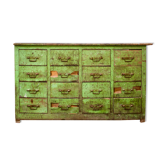 Commode verte des années 1940