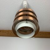 Scandinavian copper pendant lamp by MetallDrucker 60s