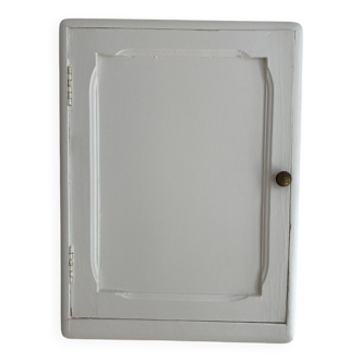 Vintage wall cabinet, White medicine cabinet