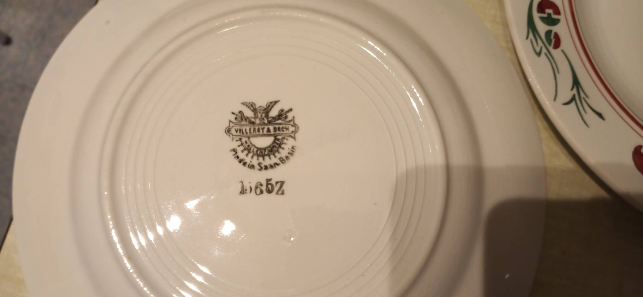 6 assiettes plates Villeroy & Boch art-déco