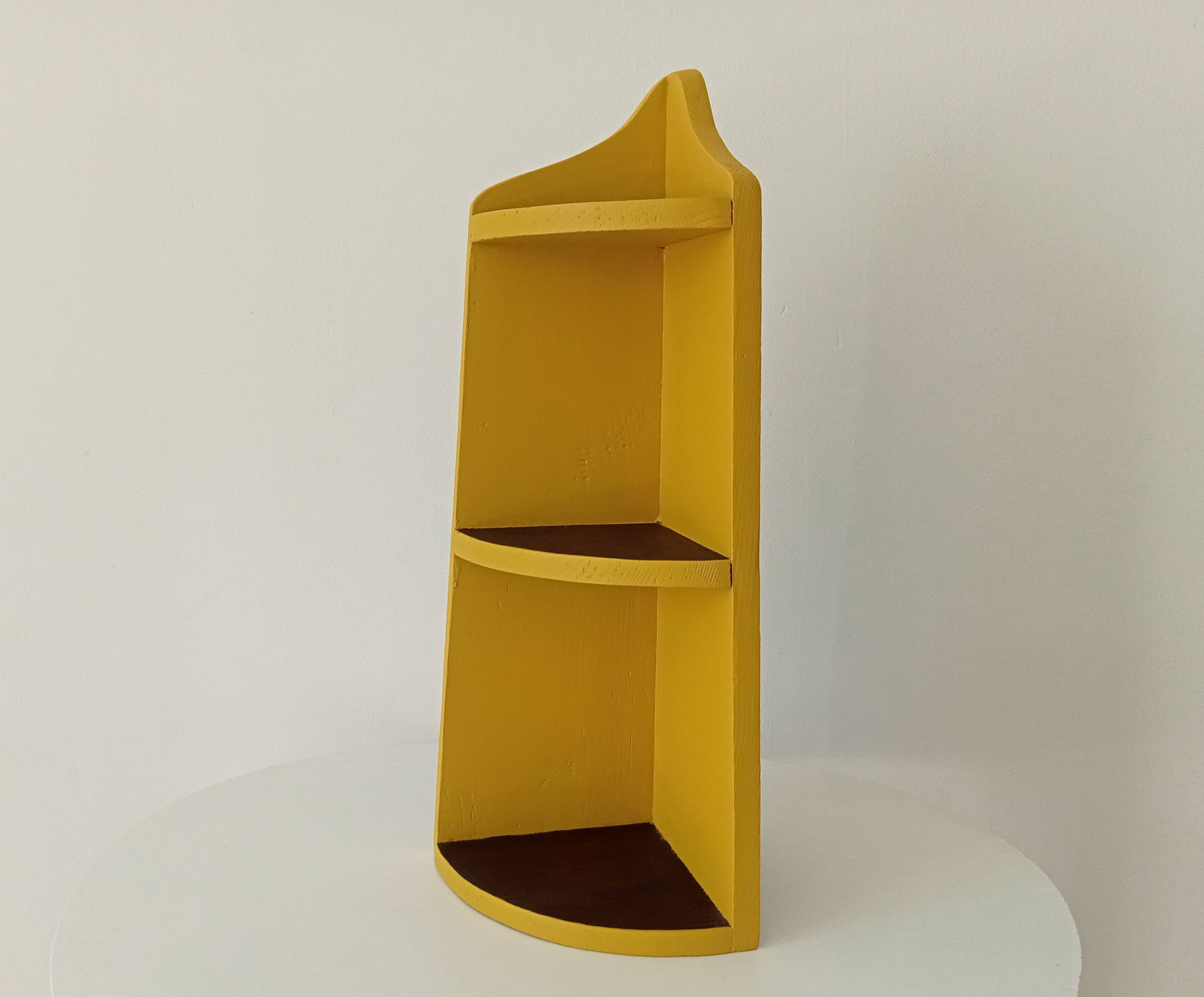 Old corner wall shelf