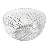 Mid-century Centerpiece, Vintage Clear Glass Fruit or Salad Bowl / Florence