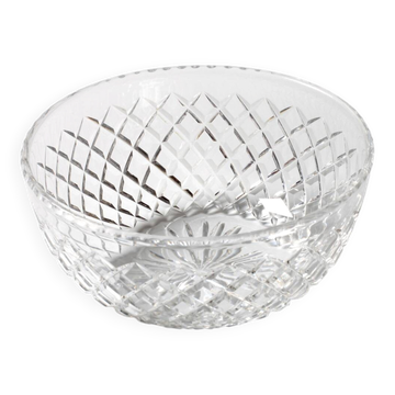 Mid-century Centerpiece, Vintage Clear Glass Fruit or Salad Bowl / Florence