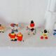 Vintage circus with wooden subjects