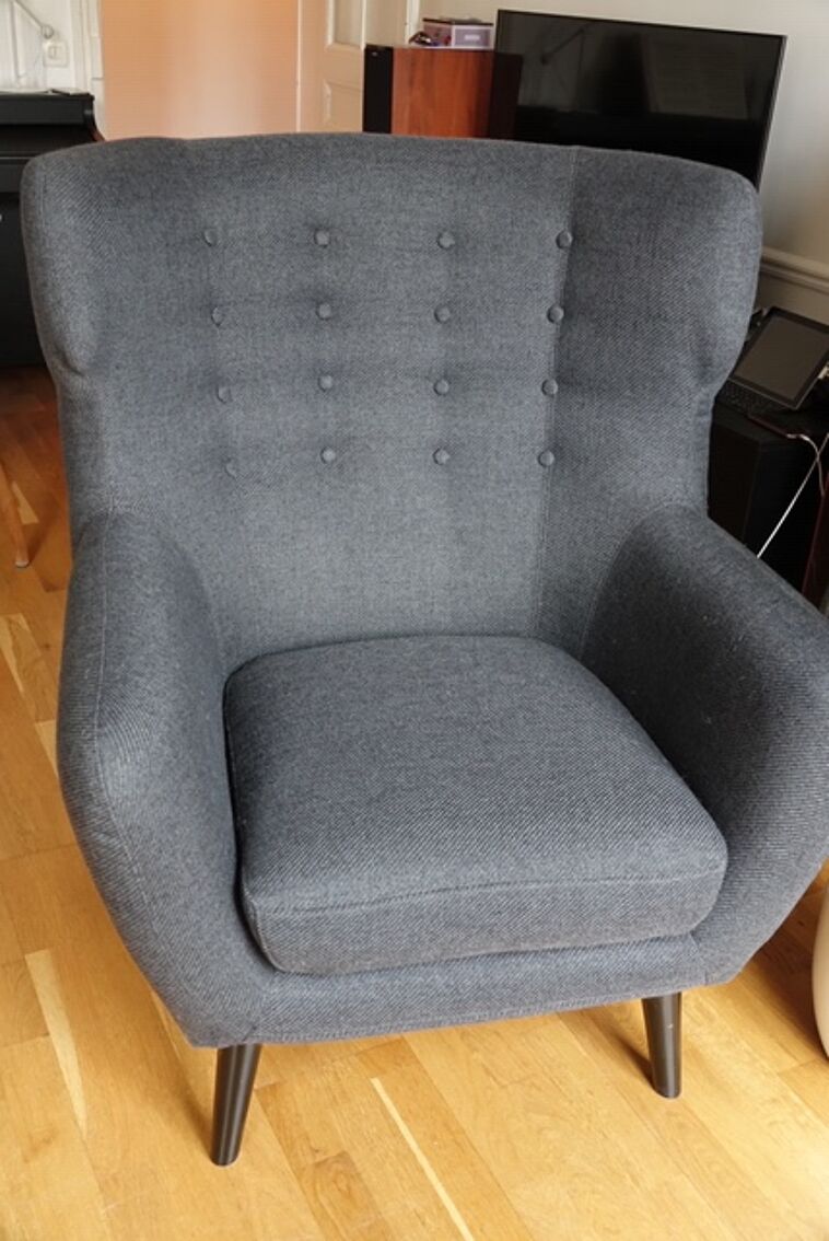Fauteuil design Kubrick Made gris anthracite | Selency
