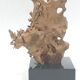 Organic Sculpture Brutalist Modernist Midcentury Gilded Bronze Casting