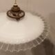 Suspension lampshade in lace opaline 1930s