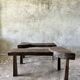 Banc ou table basse modulaire en 2 parties L:2m l:60 H:46