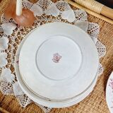 Set of 14 deep flat and dessert plates with defect FT Jasmins Badonviller