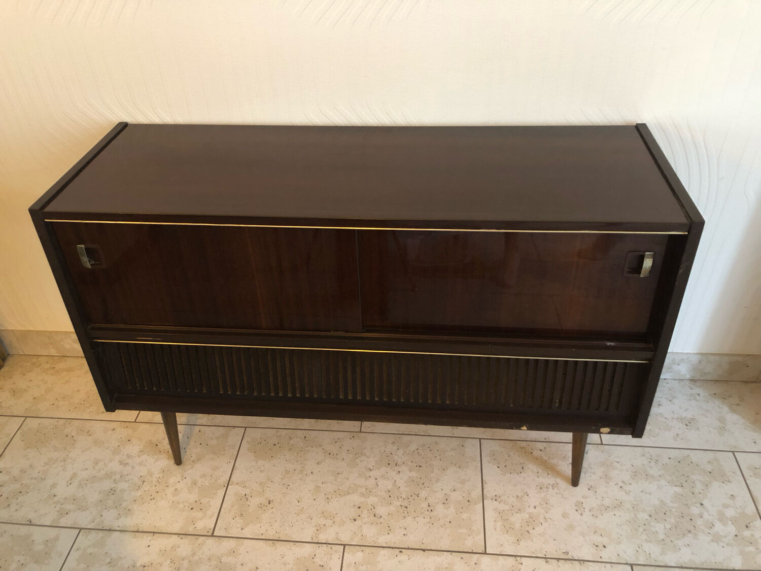 Platinum radio cabinet grundig vintage year 60/70
