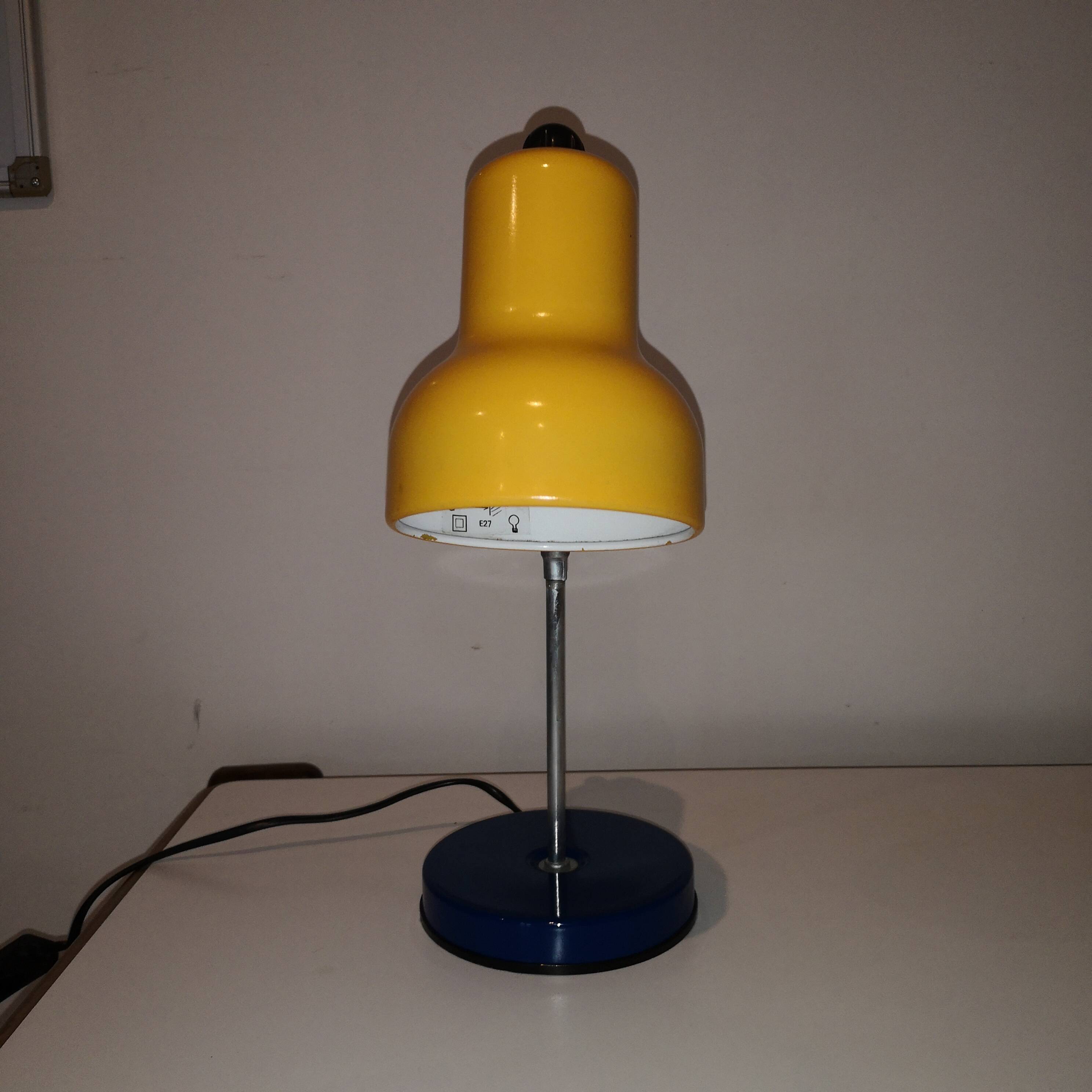 Vintage memphis style articulated desk lamp 1980