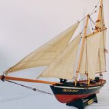 Model of nautical sailboat America 1851