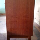 Bahut low teak vintage 80s