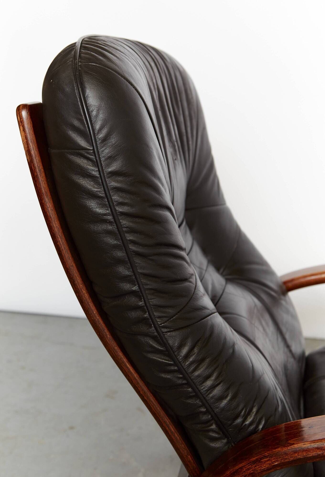 Fauteuil scandinave vintage avec ottoman par Arnt Lande pour Westnofa, anné