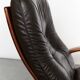 Fauteuil scandinave vintage avec ottoman par Arnt Lande pour Westnofa, anné